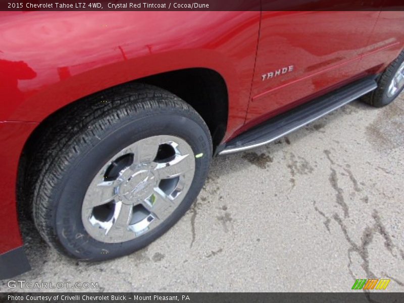 Crystal Red Tintcoat / Cocoa/Dune 2015 Chevrolet Tahoe LTZ 4WD