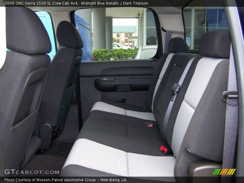 Midnight Blue Metallic / Dark Titanium 2008 GMC Sierra 1500 SL Crew Cab 4x4
