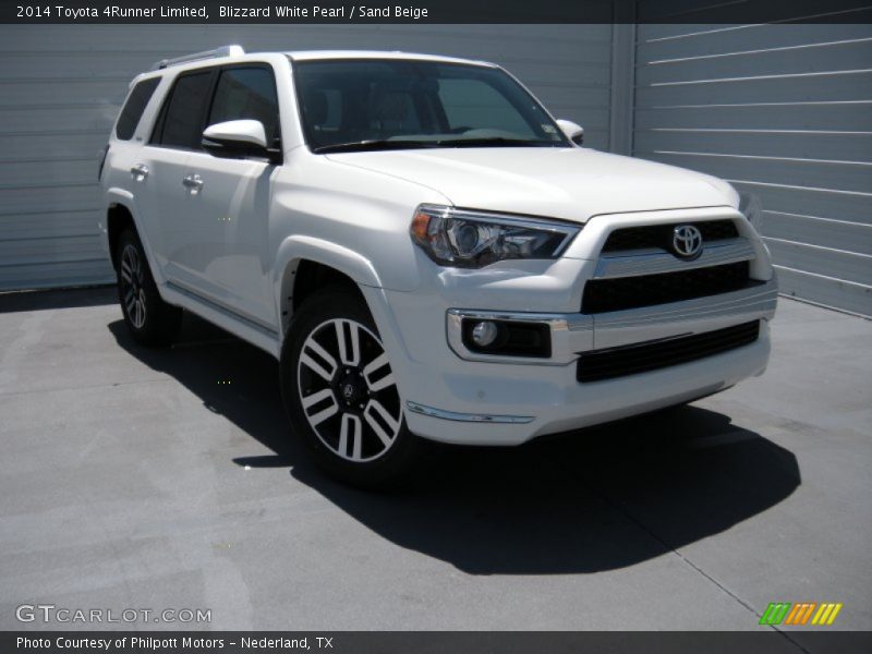 Blizzard White Pearl / Sand Beige 2014 Toyota 4Runner Limited