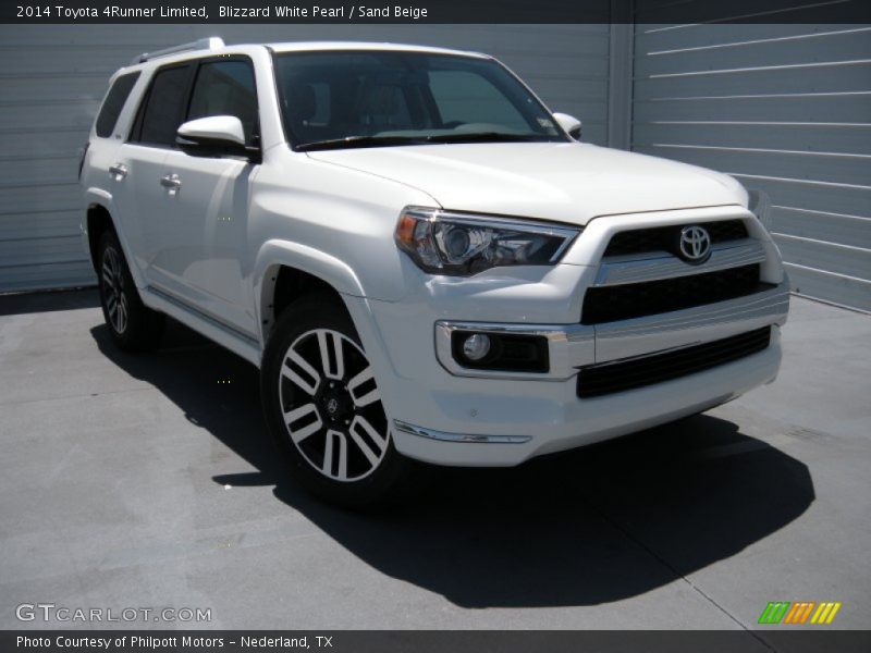 Blizzard White Pearl / Sand Beige 2014 Toyota 4Runner Limited