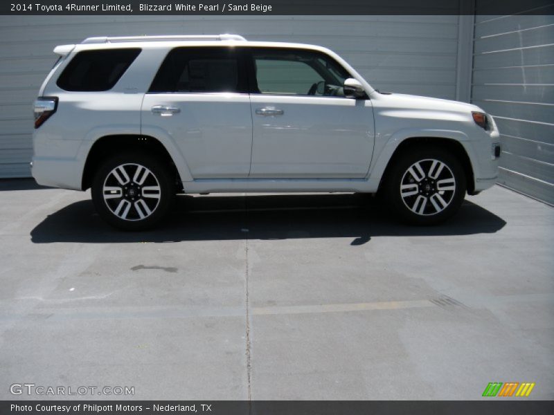 Blizzard White Pearl / Sand Beige 2014 Toyota 4Runner Limited