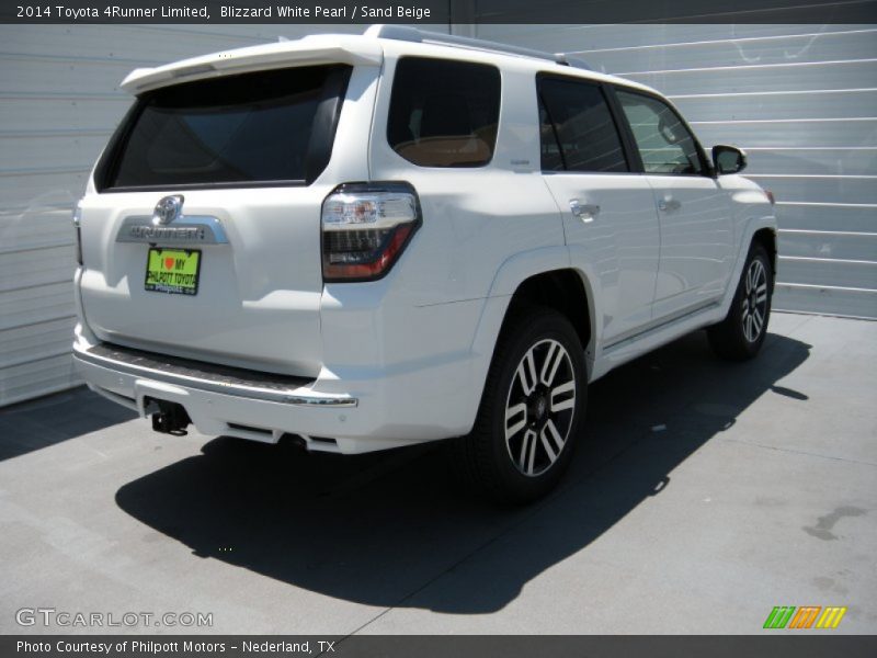 Blizzard White Pearl / Sand Beige 2014 Toyota 4Runner Limited