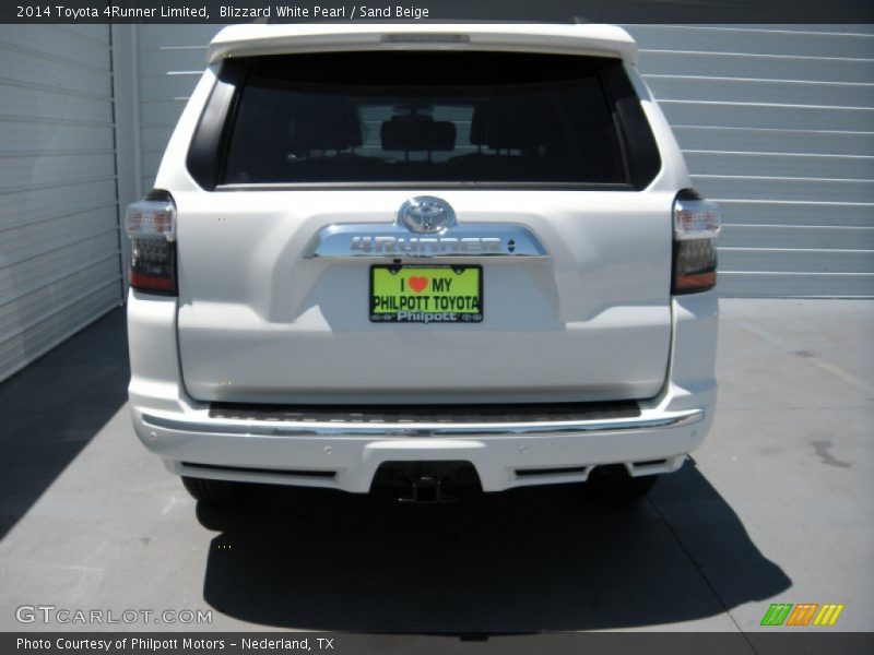 Blizzard White Pearl / Sand Beige 2014 Toyota 4Runner Limited