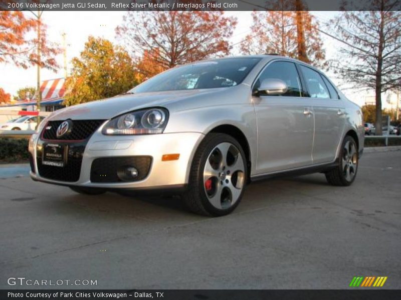 Reflex Silver Metallic / Interlagos Plaid Cloth 2006 Volkswagen Jetta GLI Sedan