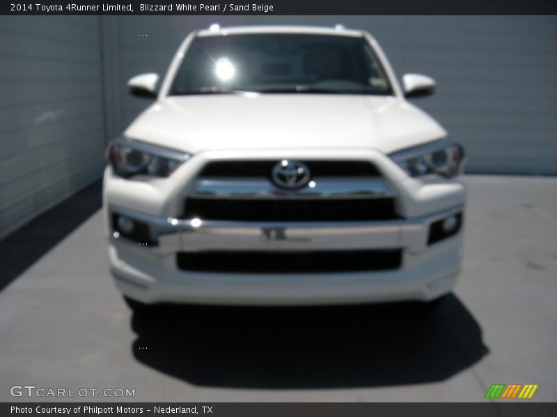 Blizzard White Pearl / Sand Beige 2014 Toyota 4Runner Limited