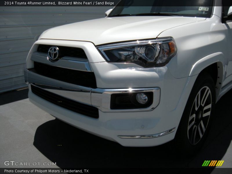 Blizzard White Pearl / Sand Beige 2014 Toyota 4Runner Limited