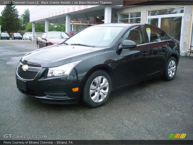 Black Granite Metallic / Jet Black/Medium Titanium 2012 Chevrolet Cruze LS