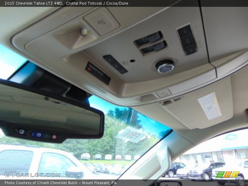 Crystal Red Tintcoat / Cocoa/Dune 2015 Chevrolet Tahoe LTZ 4WD