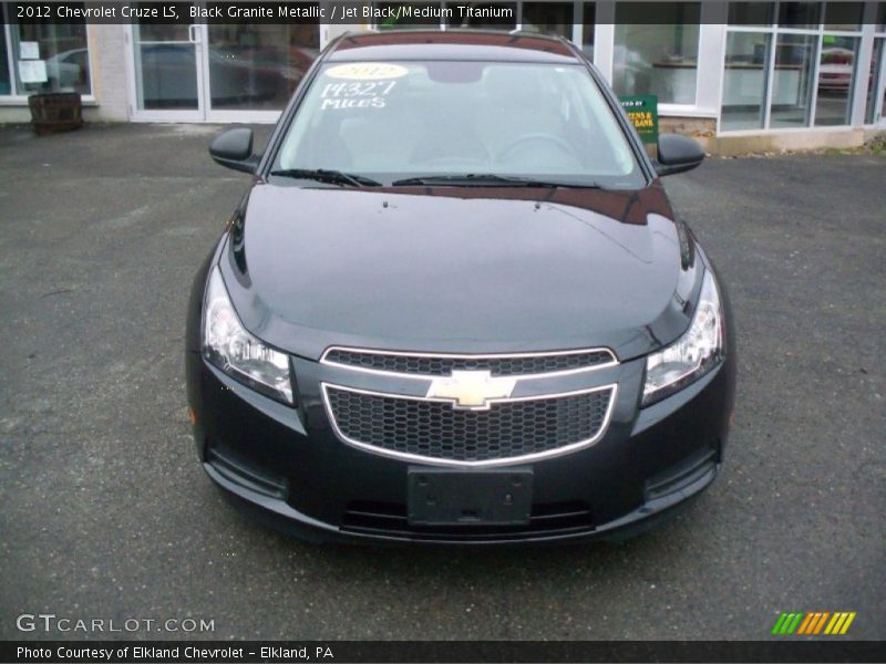 Black Granite Metallic / Jet Black/Medium Titanium 2012 Chevrolet Cruze LS