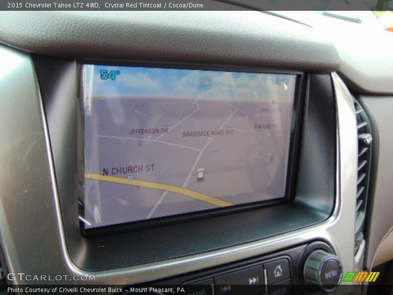 Crystal Red Tintcoat / Cocoa/Dune 2015 Chevrolet Tahoe LTZ 4WD