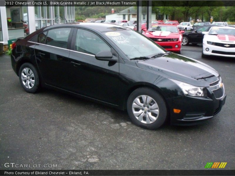 Black Granite Metallic / Jet Black/Medium Titanium 2012 Chevrolet Cruze LS