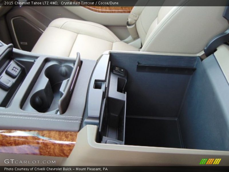 Crystal Red Tintcoat / Cocoa/Dune 2015 Chevrolet Tahoe LTZ 4WD