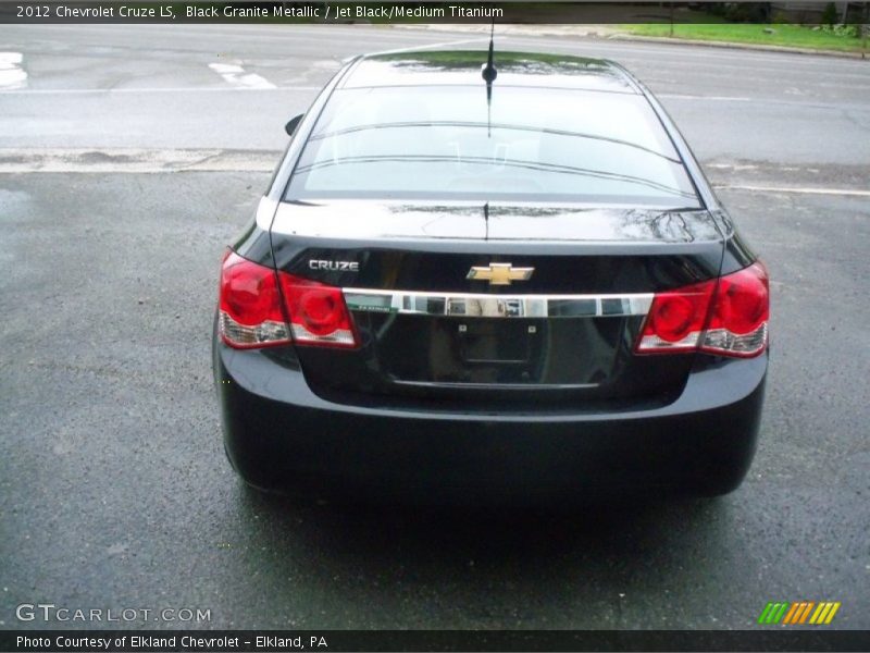 Black Granite Metallic / Jet Black/Medium Titanium 2012 Chevrolet Cruze LS