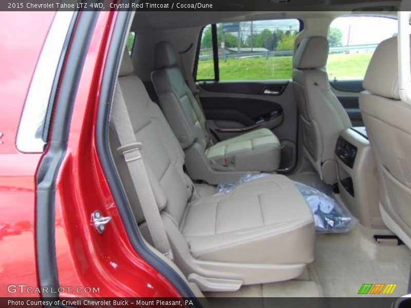 Crystal Red Tintcoat / Cocoa/Dune 2015 Chevrolet Tahoe LTZ 4WD