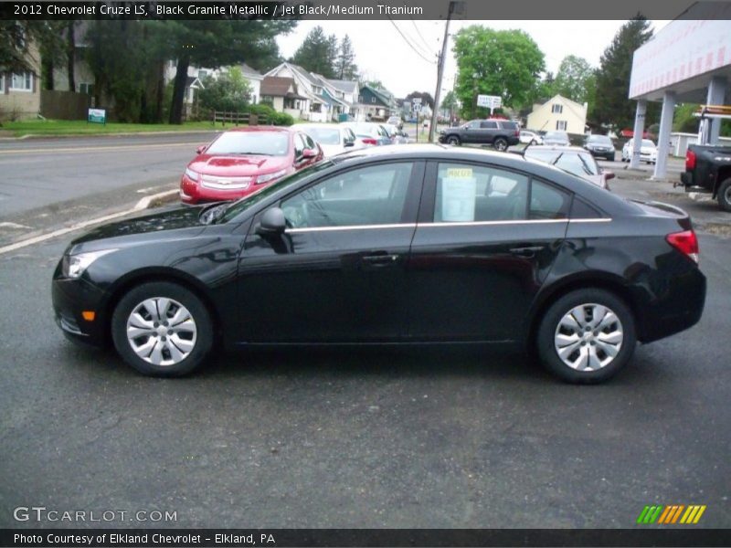 Black Granite Metallic / Jet Black/Medium Titanium 2012 Chevrolet Cruze LS