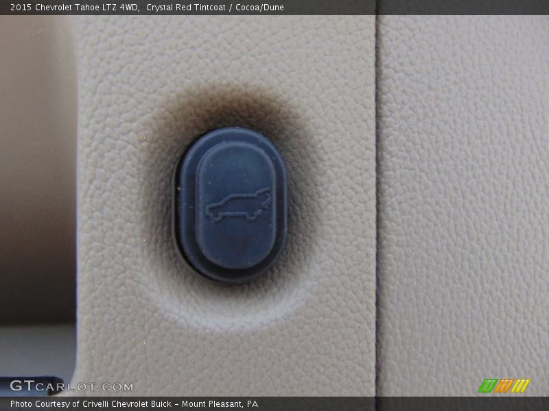 Crystal Red Tintcoat / Cocoa/Dune 2015 Chevrolet Tahoe LTZ 4WD