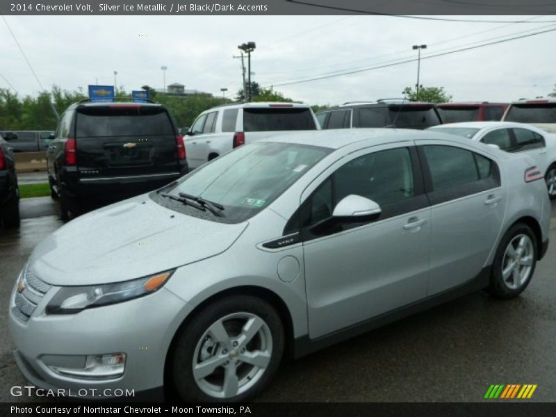 Silver Ice Metallic / Jet Black/Dark Accents 2014 Chevrolet Volt