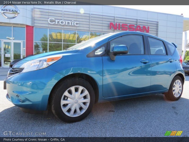 Metallic Blue / Charcoal 2014 Nissan Versa Note SV