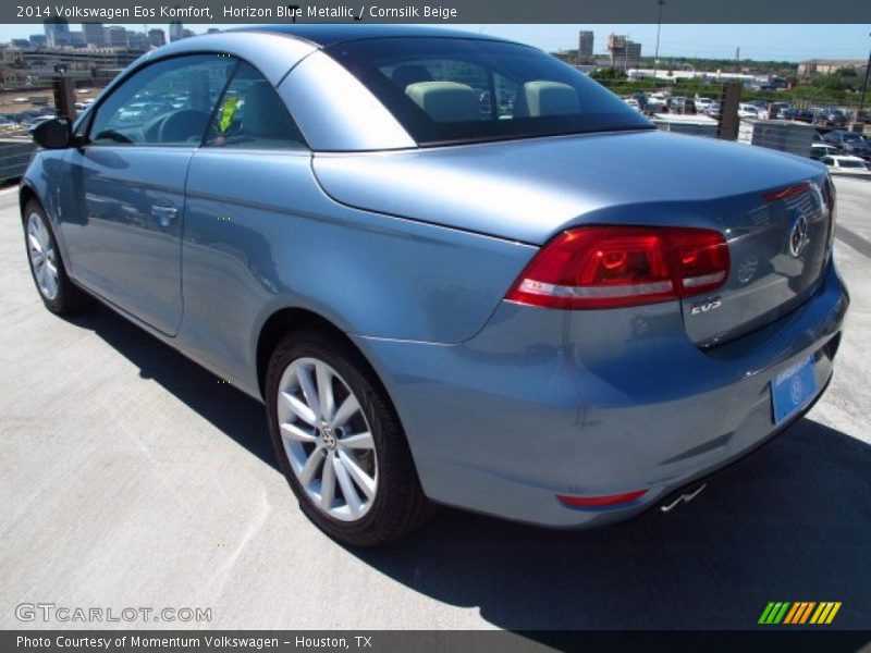 Horizon Blue Metallic / Cornsilk Beige 2014 Volkswagen Eos Komfort