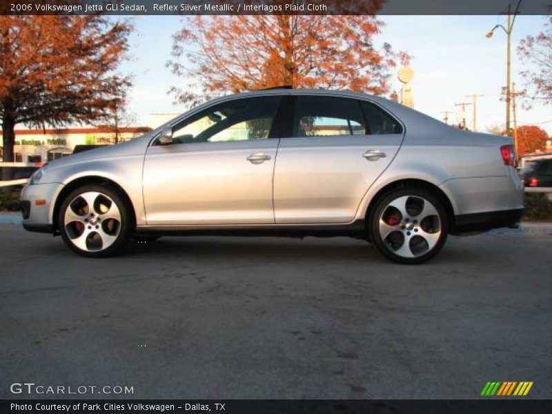 Reflex Silver Metallic / Interlagos Plaid Cloth 2006 Volkswagen Jetta GLI Sedan