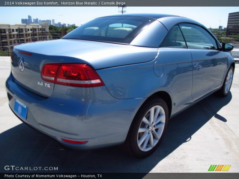 Horizon Blue Metallic / Cornsilk Beige 2014 Volkswagen Eos Komfort