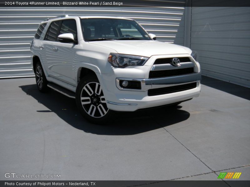 Blizzard White Pearl / Sand Beige 2014 Toyota 4Runner Limited