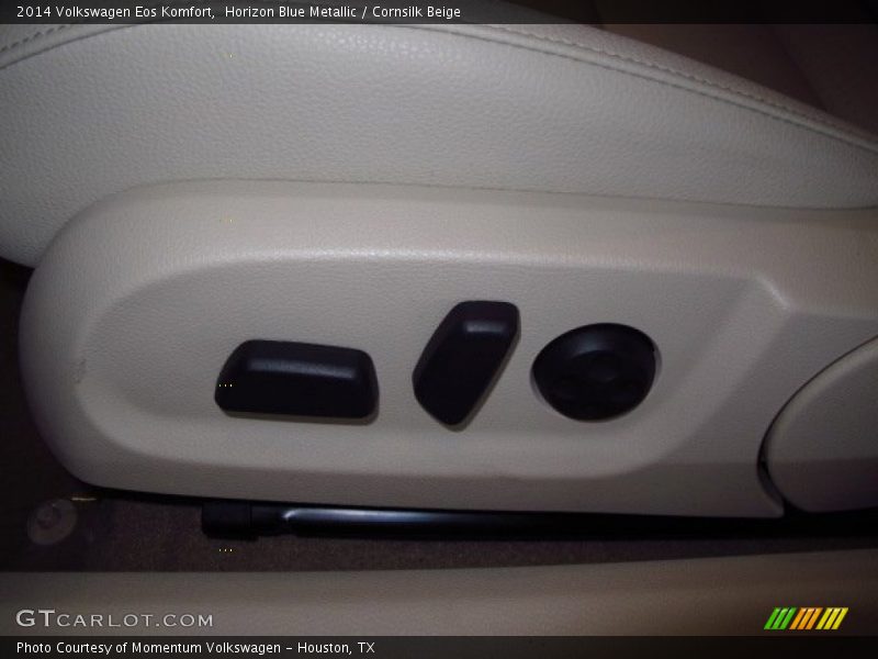 Horizon Blue Metallic / Cornsilk Beige 2014 Volkswagen Eos Komfort
