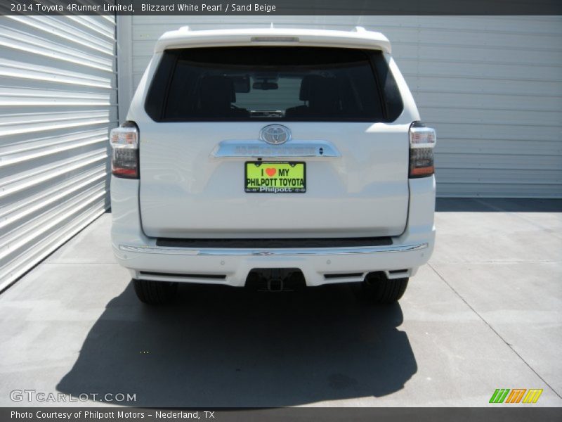 Blizzard White Pearl / Sand Beige 2014 Toyota 4Runner Limited