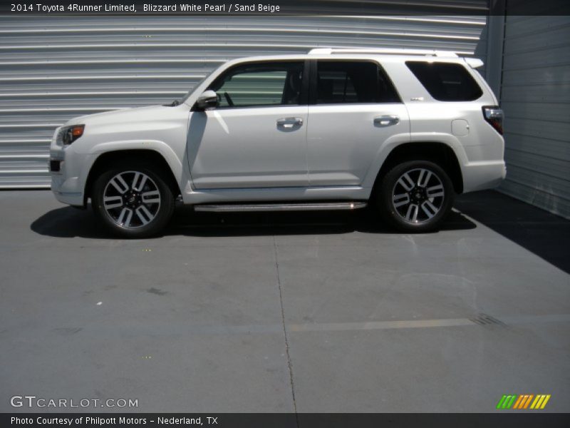 Blizzard White Pearl / Sand Beige 2014 Toyota 4Runner Limited