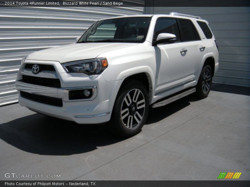 Blizzard White Pearl / Sand Beige 2014 Toyota 4Runner Limited