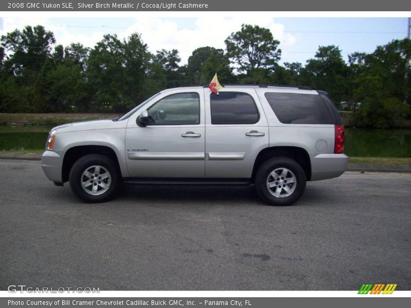 Silver Birch Metallic / Cocoa/Light Cashmere 2008 GMC Yukon SLE