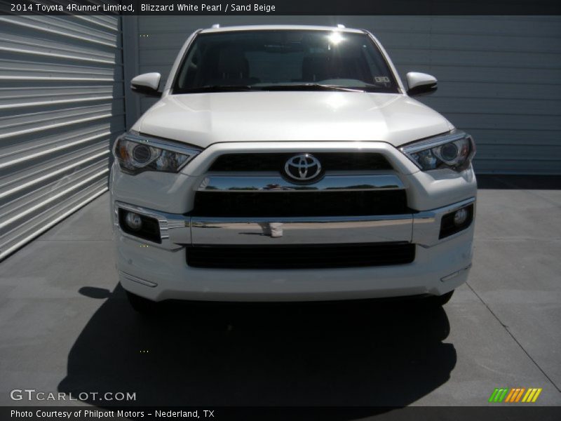 Blizzard White Pearl / Sand Beige 2014 Toyota 4Runner Limited