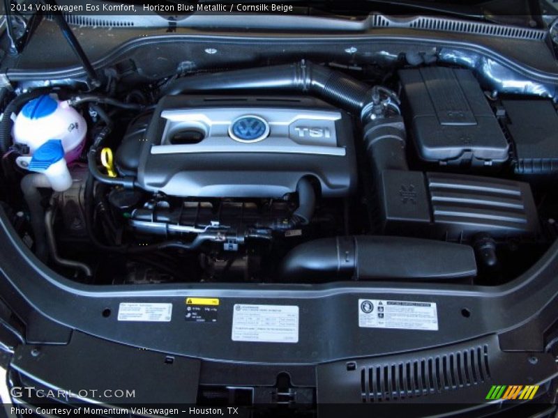 Horizon Blue Metallic / Cornsilk Beige 2014 Volkswagen Eos Komfort
