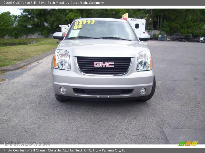 Silver Birch Metallic / Cocoa/Light Cashmere 2008 GMC Yukon SLE