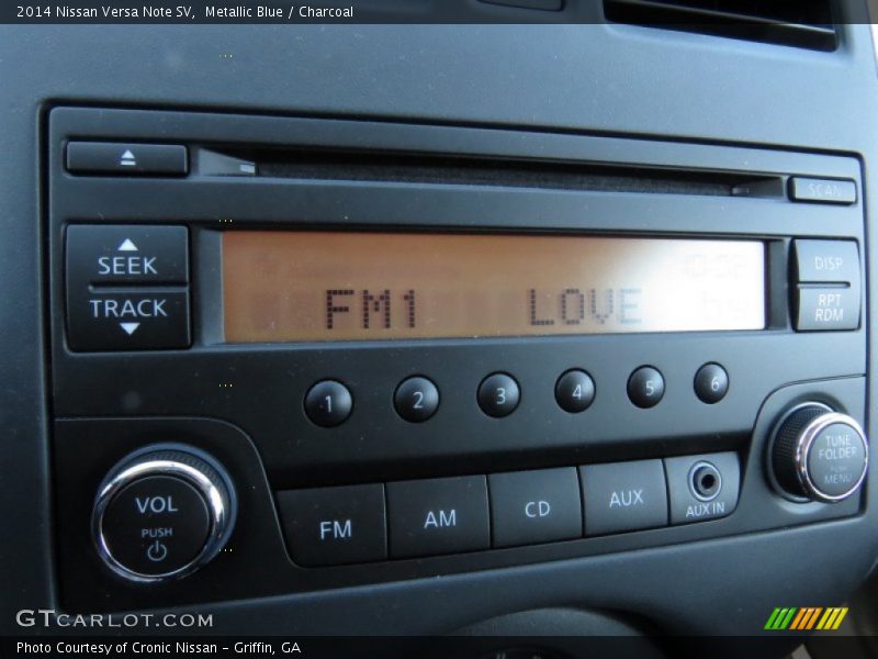 Audio System of 2014 Versa Note SV