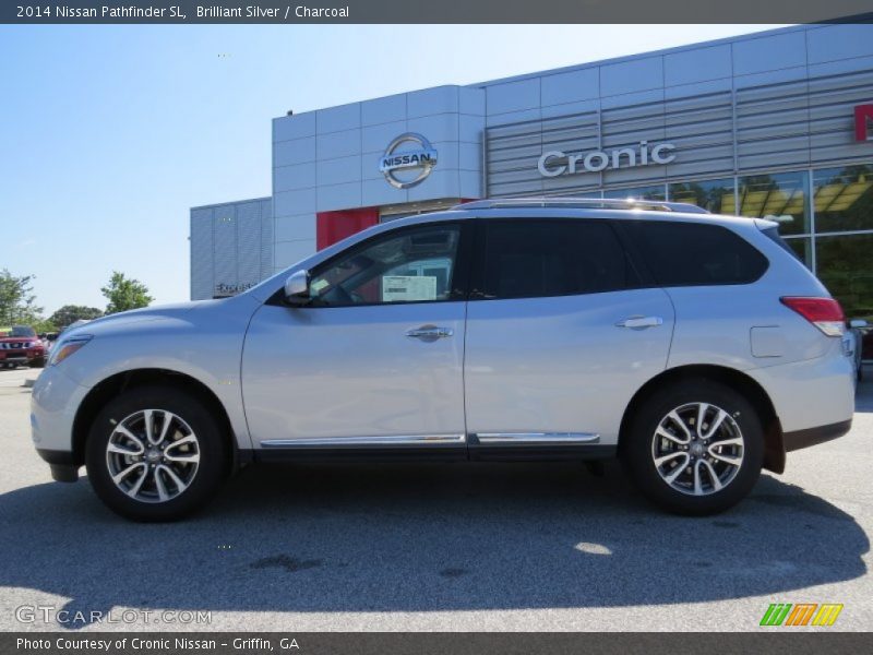 Brilliant Silver / Charcoal 2014 Nissan Pathfinder SL