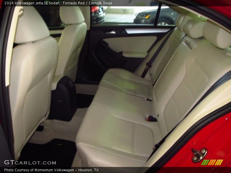 Tornado Red / Cornsilk Beige 2014 Volkswagen Jetta SE Sedan