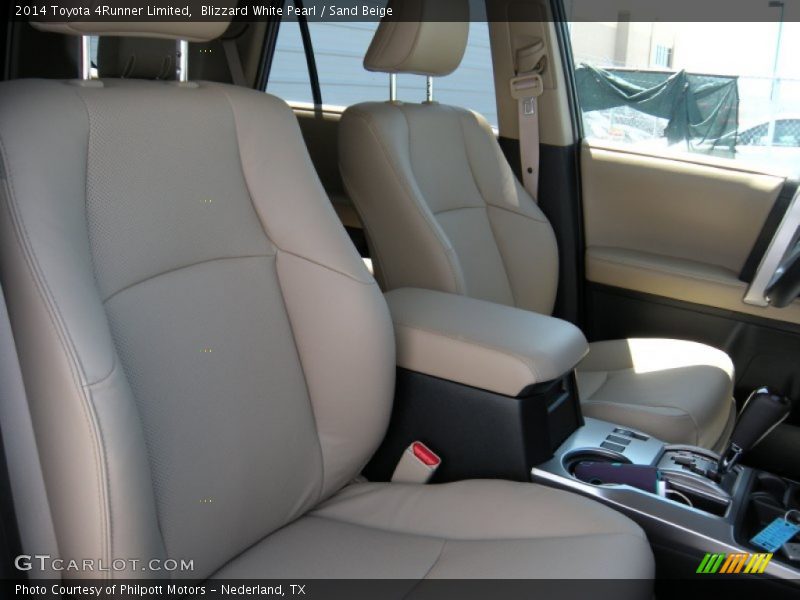 Blizzard White Pearl / Sand Beige 2014 Toyota 4Runner Limited