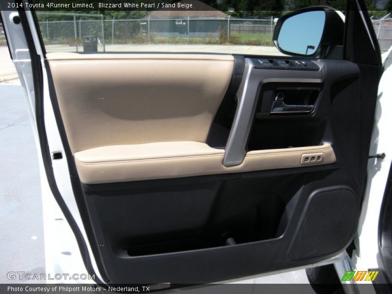 Blizzard White Pearl / Sand Beige 2014 Toyota 4Runner Limited