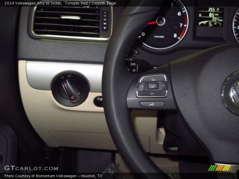 Tornado Red / Cornsilk Beige 2014 Volkswagen Jetta SE Sedan