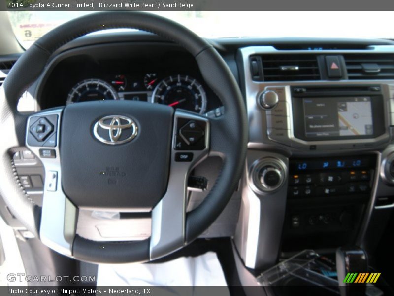 Blizzard White Pearl / Sand Beige 2014 Toyota 4Runner Limited