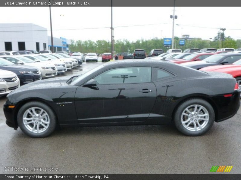 Black / Black 2014 Chevrolet Camaro LS Coupe