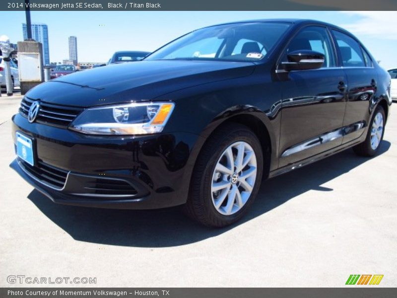 Black / Titan Black 2014 Volkswagen Jetta SE Sedan
