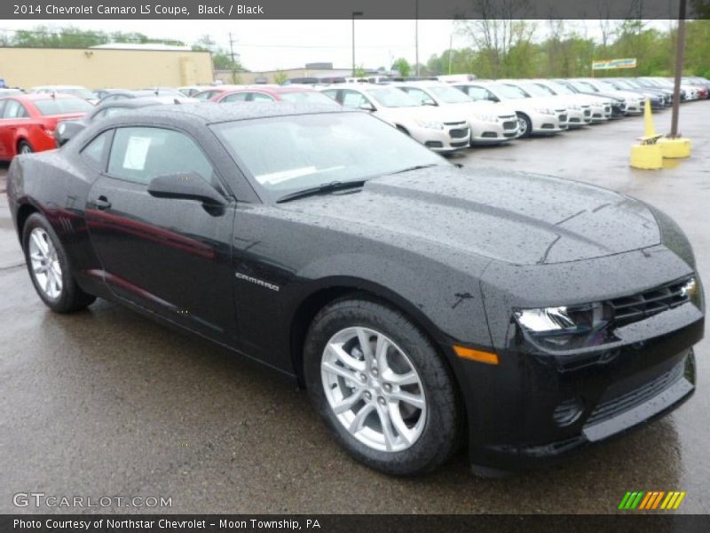 Black / Black 2014 Chevrolet Camaro LS Coupe