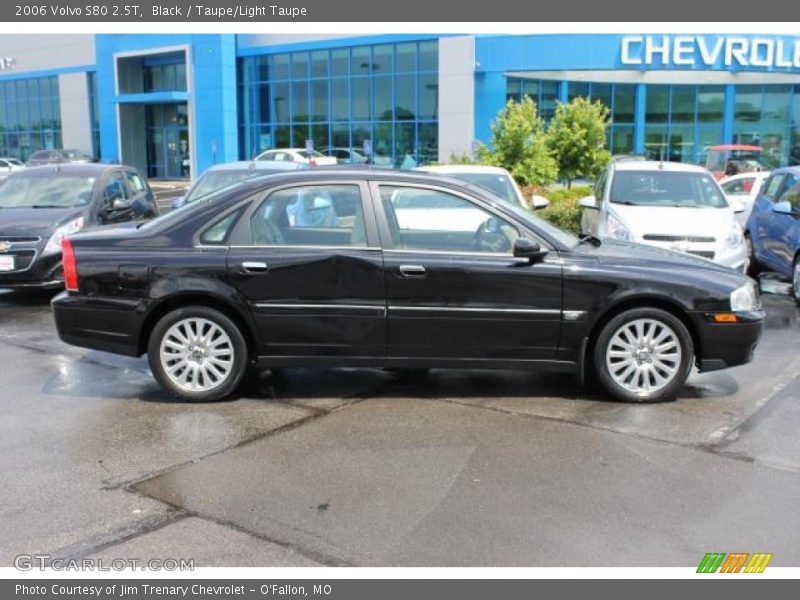Black / Taupe/Light Taupe 2006 Volvo S80 2.5T