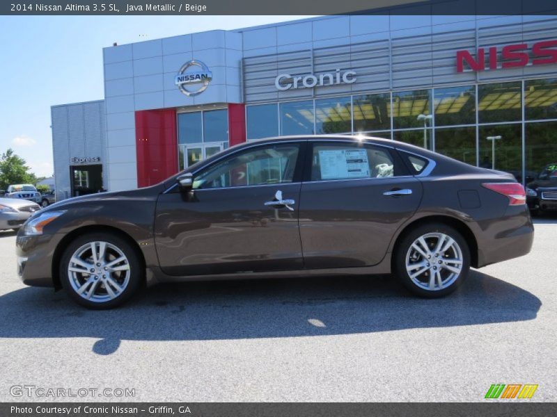 Java Metallic / Beige 2014 Nissan Altima 3.5 SL