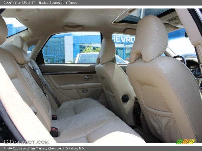 Black / Taupe/Light Taupe 2006 Volvo S80 2.5T