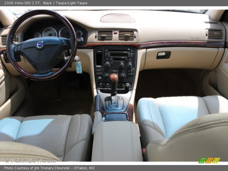 Black / Taupe/Light Taupe 2006 Volvo S80 2.5T