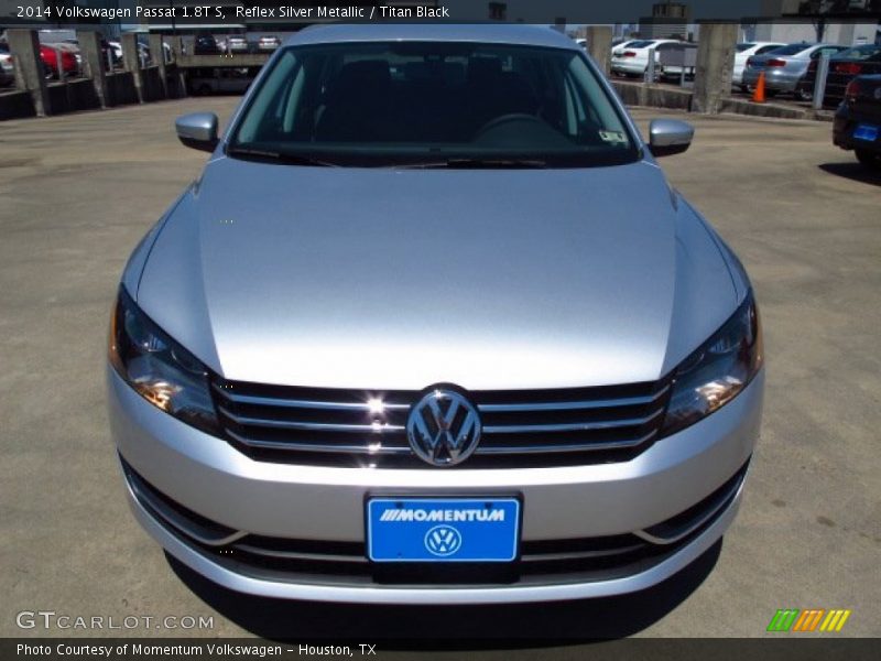 Reflex Silver Metallic / Titan Black 2014 Volkswagen Passat 1.8T S