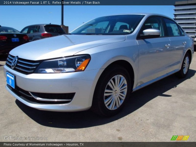 Reflex Silver Metallic / Titan Black 2014 Volkswagen Passat 1.8T S
